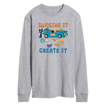 Мужская футболка Pete The Cat Race Car Licensed Character