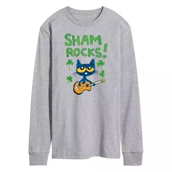 Мужская футболка Pete The Cat Sham Rocks Licensed Character