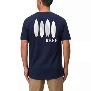 Мужская футболка Pettibon с принтом Reef, синий