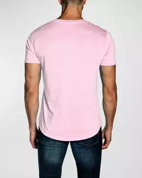 Мужская футболка Pima из хлопка с круглым вырезом Jared Lang