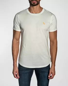 Мужская футболка Pima из хлопка с круглым вырезом Jared Lang