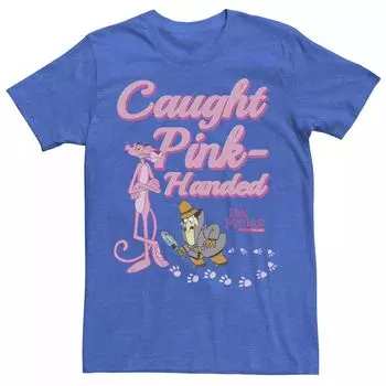 Мужская футболка Pink Panther Caught Pink-Handed Licensed Character