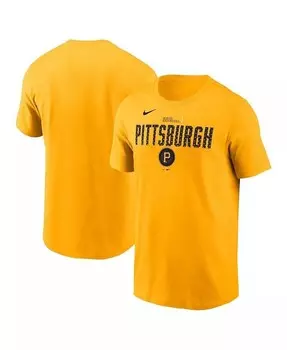 Мужская футболка Pittsburgh Pirates City Connect Nike, золотой