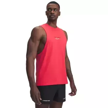 Мужская футболка Pjt Rck Tank Under Armour, красный