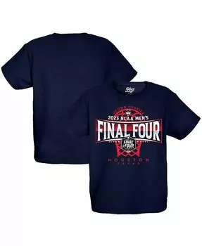 Мужская футболка по баскетболу Big Boys and Girls Navy UConn Huskies 2023 NCAA «Финал четырех мартовского безумия» Blue 84, синий
