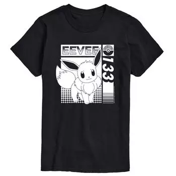 Мужская футболка Pokemon Eevee 133 Licensed Character