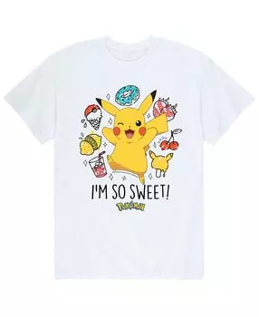 Мужская футболка pokemon i'm so sweet AIRWAVES, белый