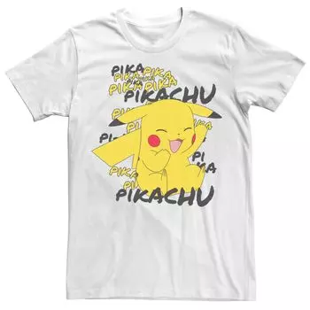 Мужская футболка Pokemon Laughing Pikachu Licensed Character