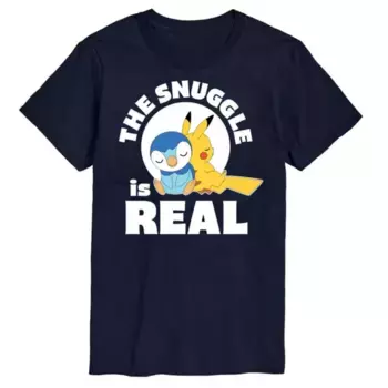 Мужская футболка Pokemon "Обнимашки с Пикачу" Licensed Character, синий