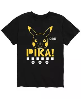 Мужская футболка pokemon pika AIRWAVES, черный