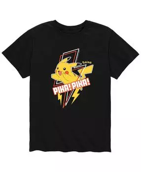Мужская футболка pokemon pika pika AIRWAVES, черный