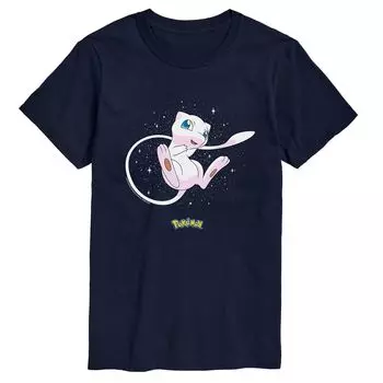 Мужская футболка Pokemon Starry Mew Licensed Character