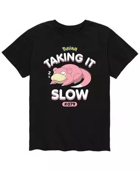 Мужская футболка Pokemon Take It Slow AIRWAVES, черный