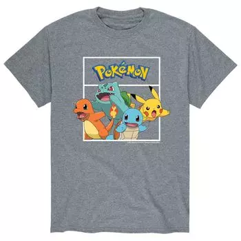 Мужская футболка Pokemon Team Licensed Character