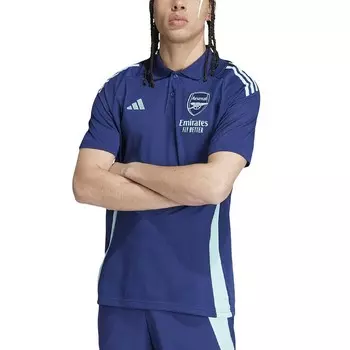 Мужская футболка-поло adidas Blue Arsenal Tiro 24, цвет Arn Blue