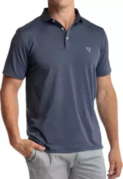 Мужская футболка-поло Birddogs, цвет Navy Heather