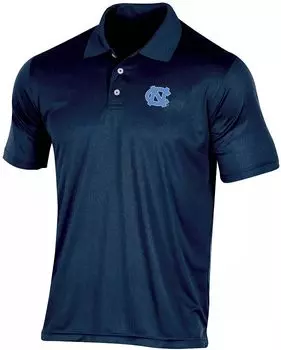 Мужская футболка-поло Champion North Carolina Tar Heels Carolina Blue Performance