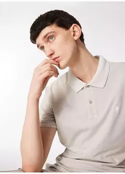 Мужская футболка Polo Collar Stone GU24MSS03006 Gmg Frenze, серый