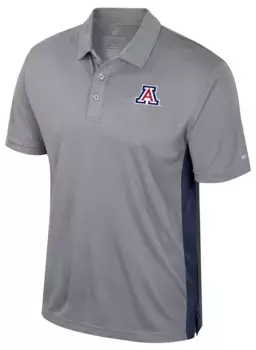 Мужская футболка-поло Colosseum Arizona Wildcats Heather Grey