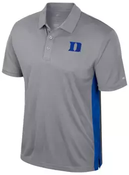 Мужская футболка-поло Colosseum Duke Blue Devils Heather Grey