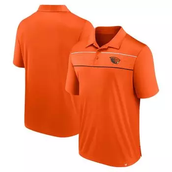 Мужская футболка-поло Defender оранжевого цвета с логотипом Oregon State Beavers Fanatics