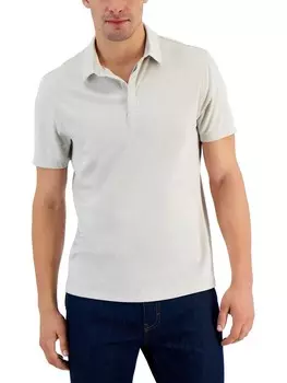 Мужская футболка-поло для фитнеса и тренировок Alfani, цвет Moonstruck