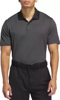 Мужская футболка-поло для гольфа Adidas Ottoman, цвет Black/Grey Six