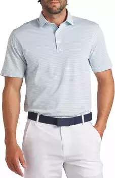 Мужская футболка-поло для гольфа Puma Isle Pique, бирюзовый