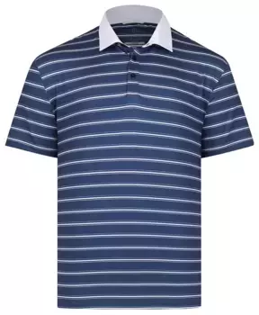 Мужская футболка-поло для гольфа Swannies Barry, темно-синий