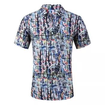 Мужская футболка-поло для гольфа Tom Baine Performance, эластичная в четыре стороны, мультиколор