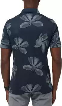 Мужская футболка-поло для гольфа TravisMathew Tropical Tour, цвет Total Eclipse