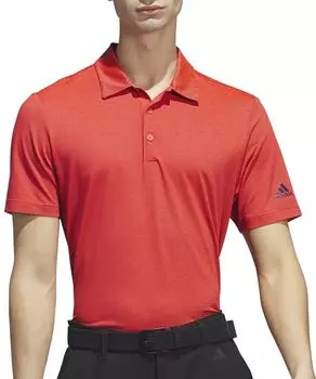 Мужская футболка-поло для гольфа в полоску Adidas