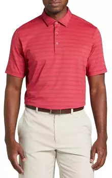 Мужская футболка-поло для гольфа Walter Hagen Performance 11 Majors Championship в полоску