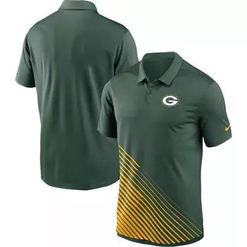 Мужская футболка-поло Green Bay Packers Vapor Performance зеленого цвета Nike