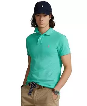 Мужская футболка-поло классического кроя из сетчатой ткани Polo Ralph Lauren, мульти
