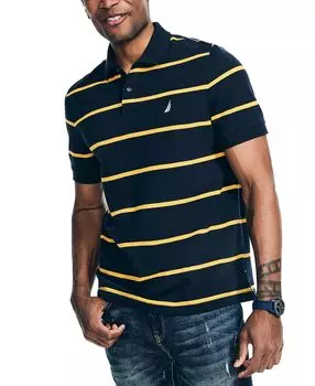 Мужская футболка-поло классического кроя в полоску Performance Deck Nautica