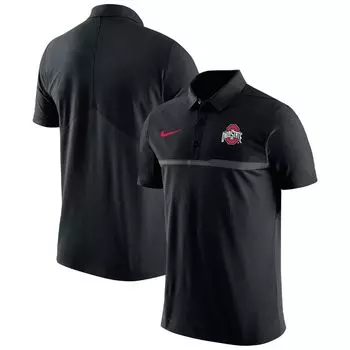 Мужская футболка-поло Nike Black Ohio State Buckeyes 2023 Coaches Performance
