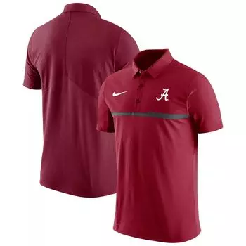 Мужская футболка-поло Nike Crimson Alabama Crimson Tide Coaches Performance