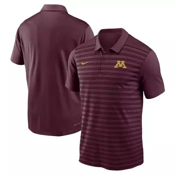 Мужская футболка-поло Nike Maroon Minnesota Golden Gophers 2024 Sideline Victory Coaches Performance, цвет Min Red