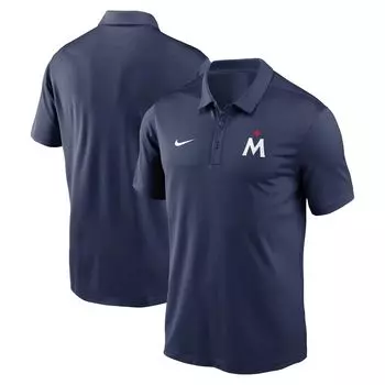 Мужская футболка-поло Nike Navy Minnesota Twins 2023 Agility Logo Franchise Performance
