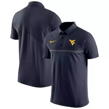 Мужская футболка-поло Nike Navy West Virginia Mountaineers 2023 Coach Performance