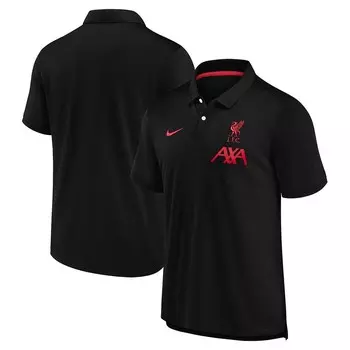 Мужская футболка-поло Nike Performance Black Liverpool, цвет Lvp Black