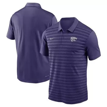 Мужская футболка-поло Nike Purple Kansas State Wildcats 2024 Sideline Victory Coaches Performance, цвет Kst Purple