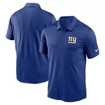 Мужская футболка-поло Nike Royal New York Giants Franchise Performance, цвет Gia Blue
