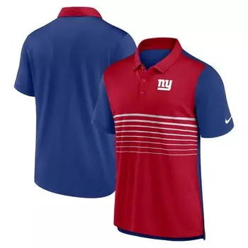 Мужская футболка-поло Nike Royal/Red New York Giants Fashion Performance