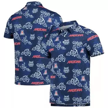 Мужская футболка-поло Reyn Spooner темно-синего цвета Arizona Wildcats Performance