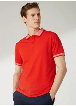 Мужская футболка-поло с цветком граната 4A9000000003 Altnyldz Classics