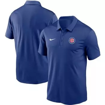 Мужская футболка-поло с логотипом Nike Royal Chicago Cubs Team Franchise Performance