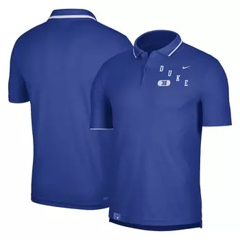 Мужская футболка-поло с надписью Royal Duke Blue Devils Performance Nike