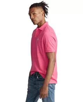 Мужская футболка-поло slim fit из сетчатой ткани на заказ Polo Ralph Lauren